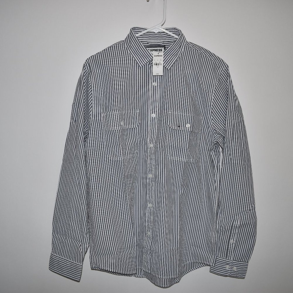 Men's NWT Medium Express Button Down